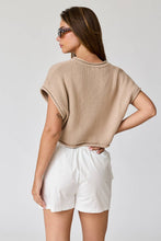 Load image into Gallery viewer, Olivia Cropped Rib Knit Top