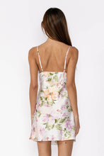Load image into Gallery viewer, Sky to Moon Floral Satin Mini Dress
