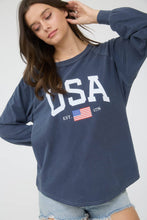 Load image into Gallery viewer, USA 250 Year American Celebration Long Sleeve Cotton Tee