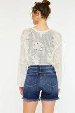 Load image into Gallery viewer, Kan Can Dark Denim Shorts with Fray Hem