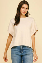 Load image into Gallery viewer, Short Sleeve Sweater by PINCH