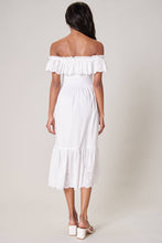 Load image into Gallery viewer, Esmeralda Smocked Eyelet Midi Dress