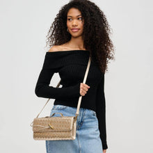 Load image into Gallery viewer, Ada Top Handle Woven East West Clutch Crossbody