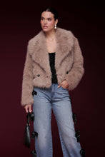 Load image into Gallery viewer, Faux Fur Cropped Coat