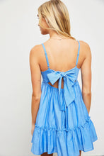 Load image into Gallery viewer, Tie Back Mini Dress - 2 Colors
