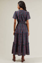 Load image into Gallery viewer, Miley Plaid Palmer Poplin Tiered Maxi Dress