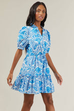 Load image into Gallery viewer, Floral Button Down Mini Dress
