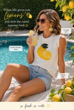 Load image into Gallery viewer, Lemon Slice Beaded Earrings