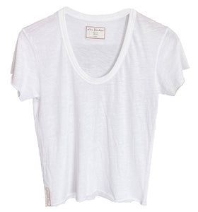 White Air Tee by Also, Freedom - Scoop Nek
