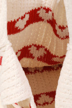 Load image into Gallery viewer, Crochet Knit Hearts Tote Bag
