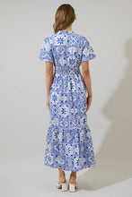 Load image into Gallery viewer, Arbor Floral Belraj Poplin Maxi Dress