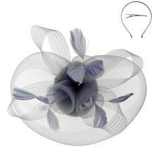 Load image into Gallery viewer, Organza Flower Fascinator