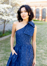 Load image into Gallery viewer, Caroline Gown Navy Cloud Organza by Abbey Glass