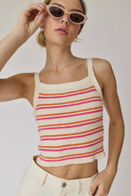 Load image into Gallery viewer, Emilia Striped Knit Tank Top
