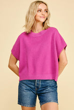 Load image into Gallery viewer, Short Sleeve Sweater by PINCH