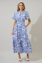 Load image into Gallery viewer, Arbor Floral Belraj Poplin Maxi Dress