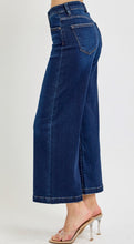 Load image into Gallery viewer, Risen High Rise Cropped Wide Leg Jeans - 5921 Dark