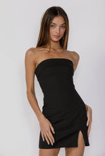 Load image into Gallery viewer, Sky to Moon Black Strapless Mini Dress

