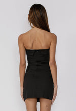 Load image into Gallery viewer, Sky to Moon Black Strapless Mini Dress
