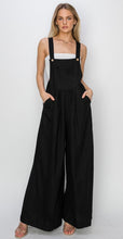 Load image into Gallery viewer, Linen Wide Leg Overalls by Risen
