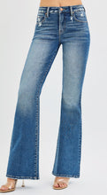 Load image into Gallery viewer, Risen High Rise Straight Flare Leg Jeans- 21348 Dark Wash