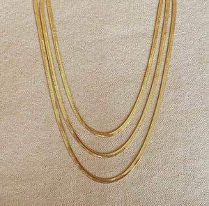 Monessen Herringbone Necklace by GLDN ash