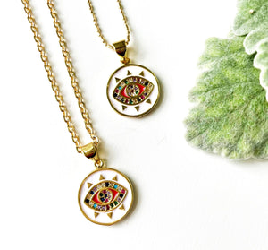 The Power Behind the Eye Necklace from Kathy Romano Collection