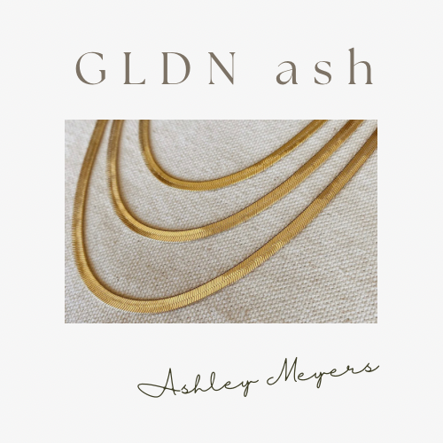 Monessen Herringbone Necklace by GLDN ash