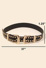 Load image into Gallery viewer, Western Style Studded Belt