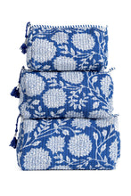 Load image into Gallery viewer, Quilted Cotton Toiletry Bag