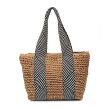 Load image into Gallery viewer, Lorena Straw Beach Summer Tote
