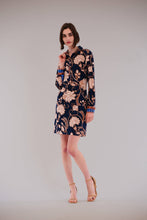 Load image into Gallery viewer, PRINTED ITY LONG SLV SHIRT SHORT DRESS