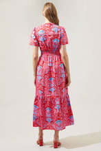 Load image into Gallery viewer, Radiant Floral Poplin Maxi Dress
