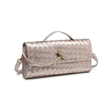 Load image into Gallery viewer, Ada Top Handle Woven East West Clutch Crossbody