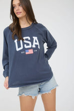 Load image into Gallery viewer, USA 250 Year American Celebration Long Sleeve Cotton Tee