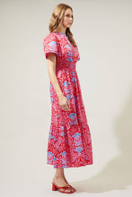 Load image into Gallery viewer, Radiant Floral Poplin Maxi Dress
