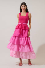 Load image into Gallery viewer, Zoria Smocked Tiered Maxi Dress