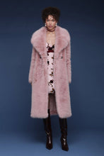 Load image into Gallery viewer, Oversized Collar Faux Fur Midi Coat