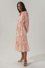 Load image into Gallery viewer, Marinella Floral Tiered Midi Dress