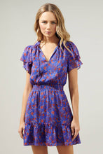 Load image into Gallery viewer, Harlann Floral Bumble Ruffle Mini Dress
