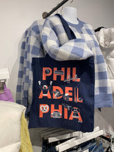 Load image into Gallery viewer, Philadelphia Font Denim Tote
