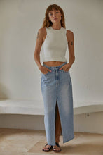 Load image into Gallery viewer, Knit Sweater Crew Neck Sleeveless Crop Top

