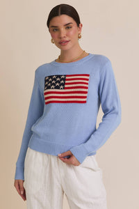 American Flag Sweater