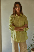 Load image into Gallery viewer, Woven Cotton Striped Button Down Shirt
