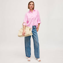 Load image into Gallery viewer, Rhonda Woven Tote with Crossbody Strap
