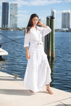 Load image into Gallery viewer, Lyon White Cotton Skirt
