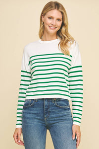 Light Weight Stripe Sweater by PINCH