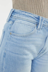 Kan Can High Rise Super Long Jeans - Light Wash