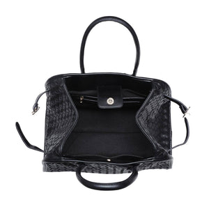 Rhonda Woven Tote with Crossbody Strap