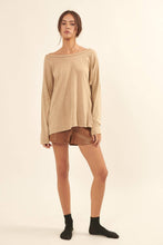 Load image into Gallery viewer, Mineral Washed Vintage Oversize Long-Sleeve Tee
